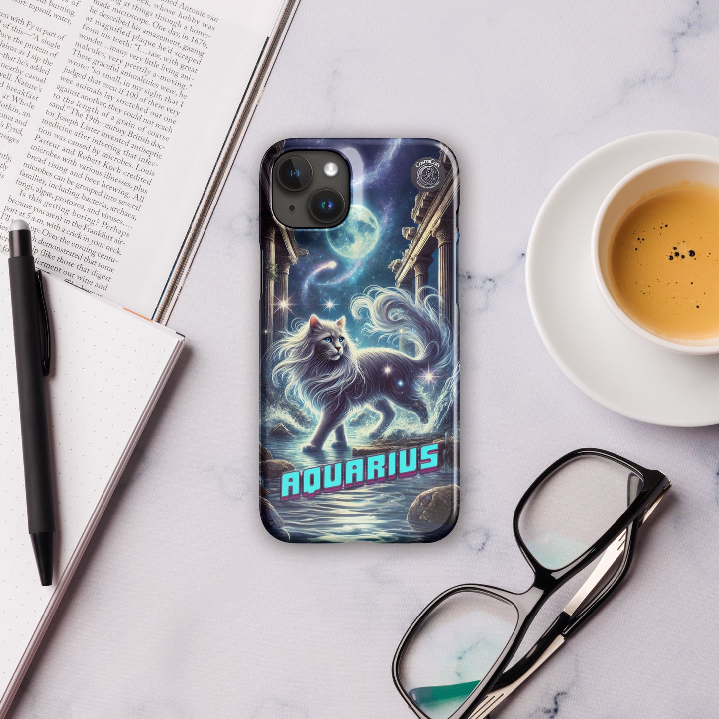 CosmiCats: ZodiCats Aquarius Snap case for iPhone®