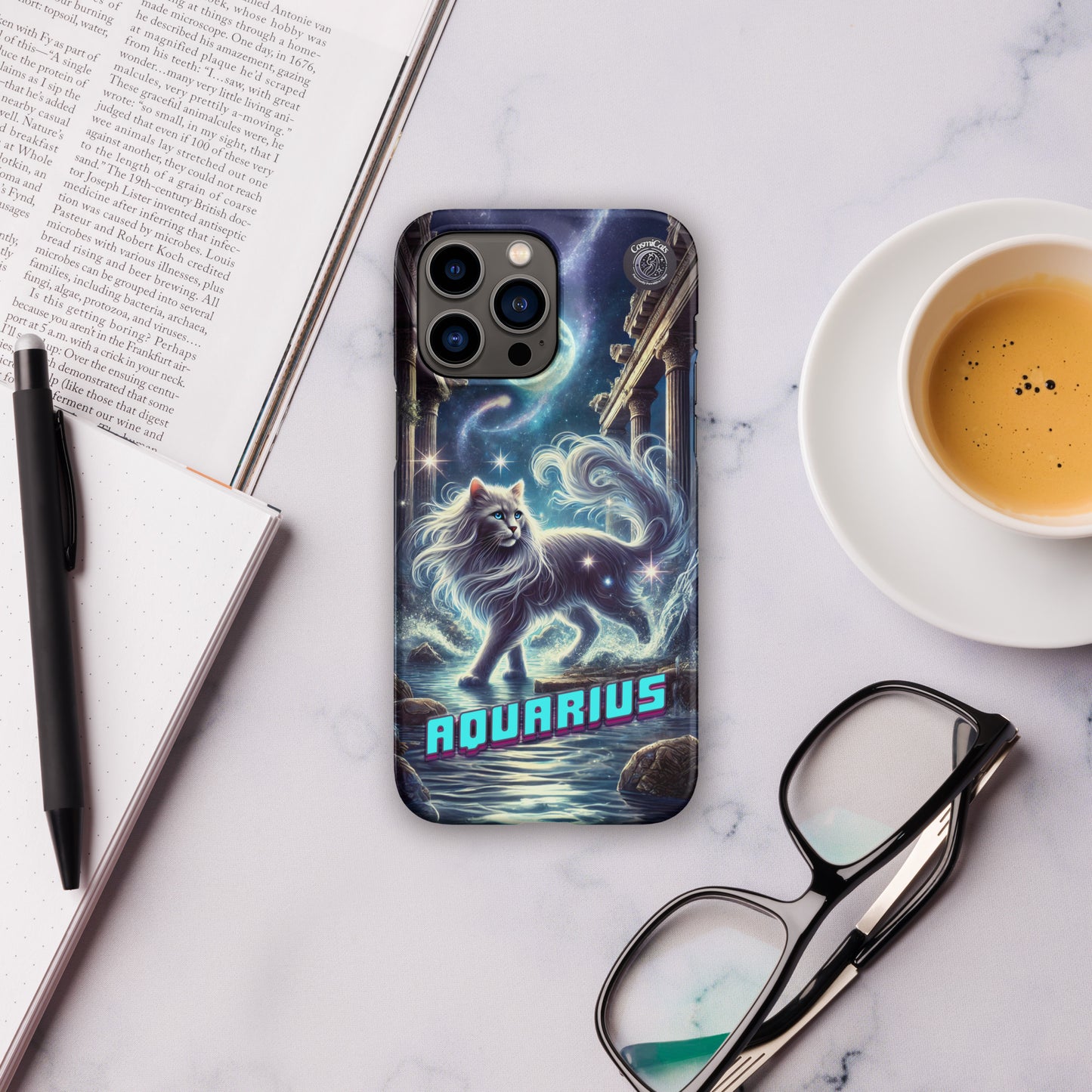 CosmiCats: ZodiCats Aquarius Snap case for iPhone®