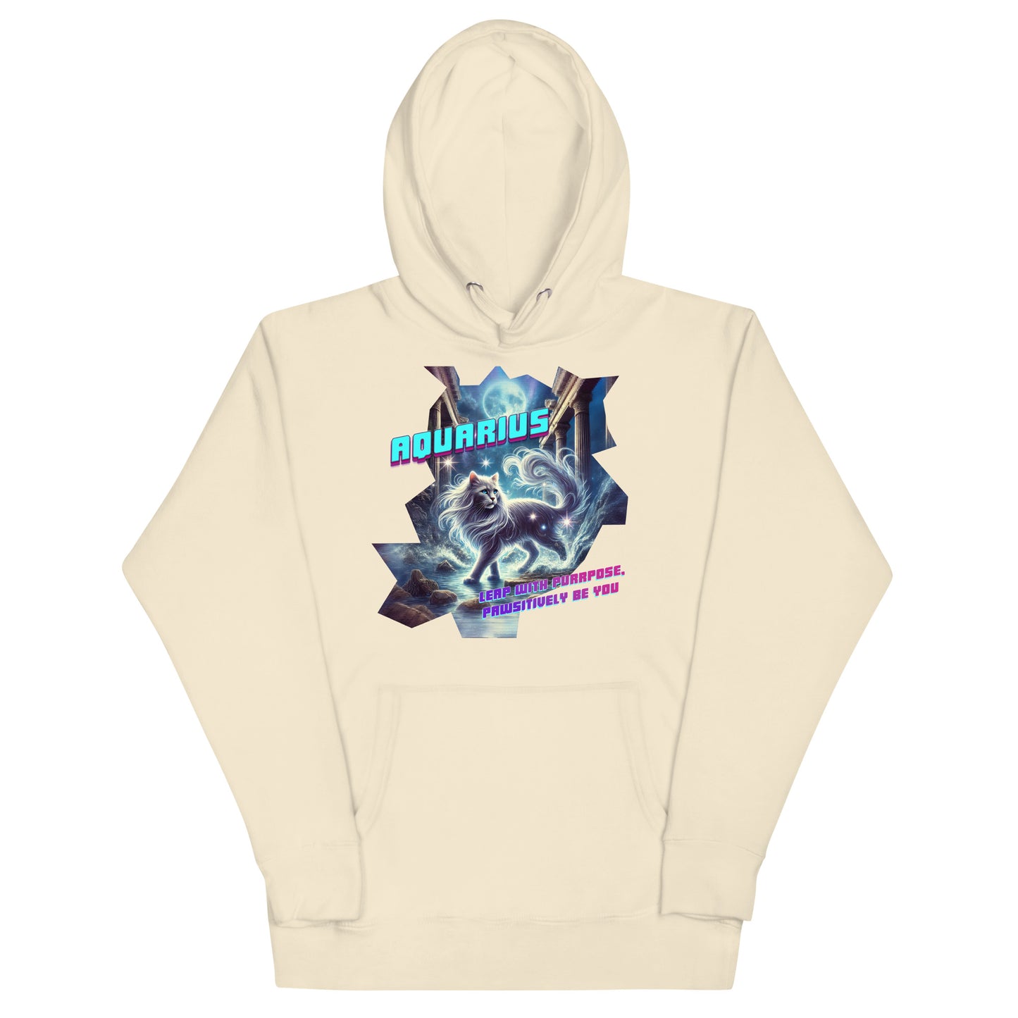 CosmiCats: ZodiCats Aquarius Unisex Hoodie