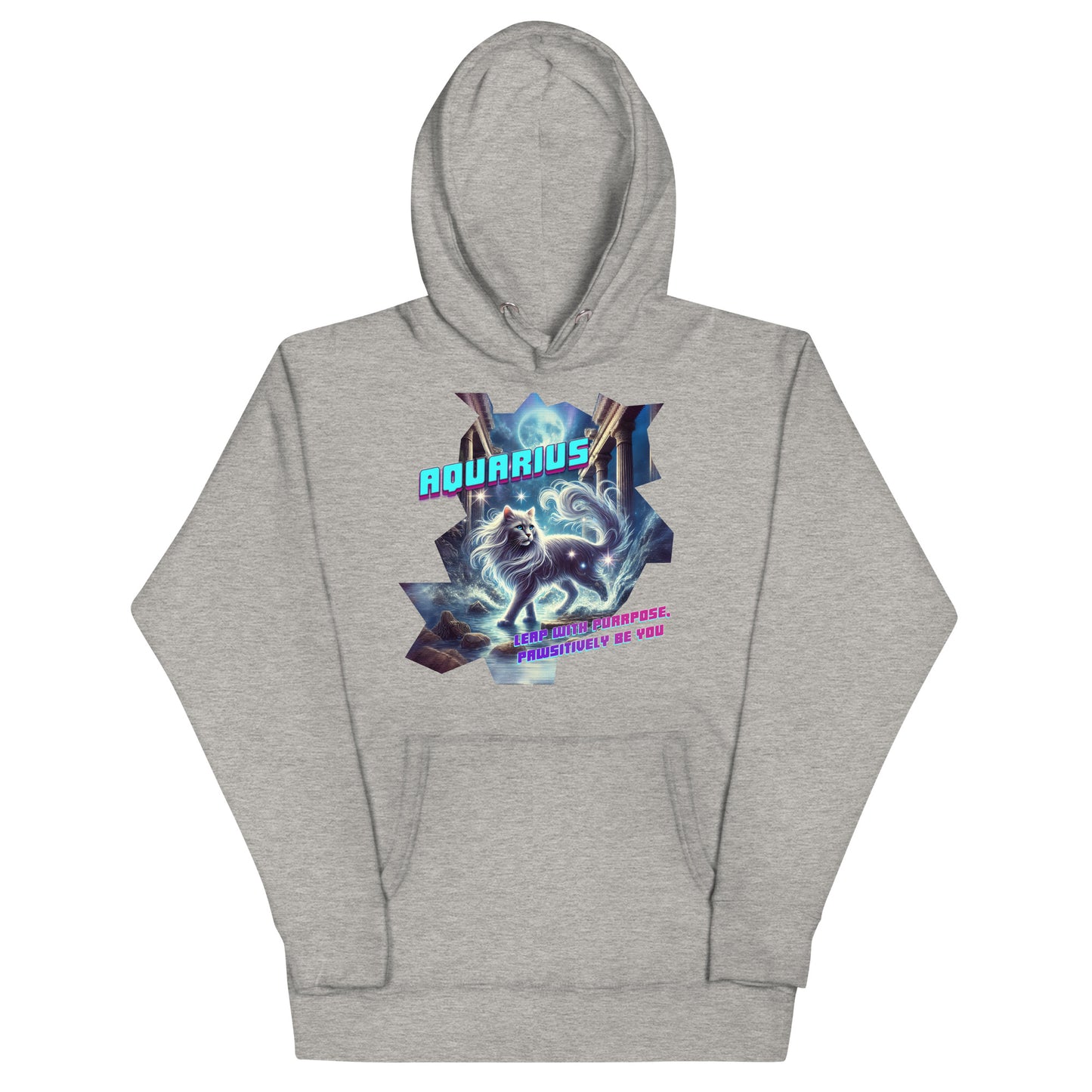 CosmiCats: ZodiCats Aquarius Unisex Hoodie