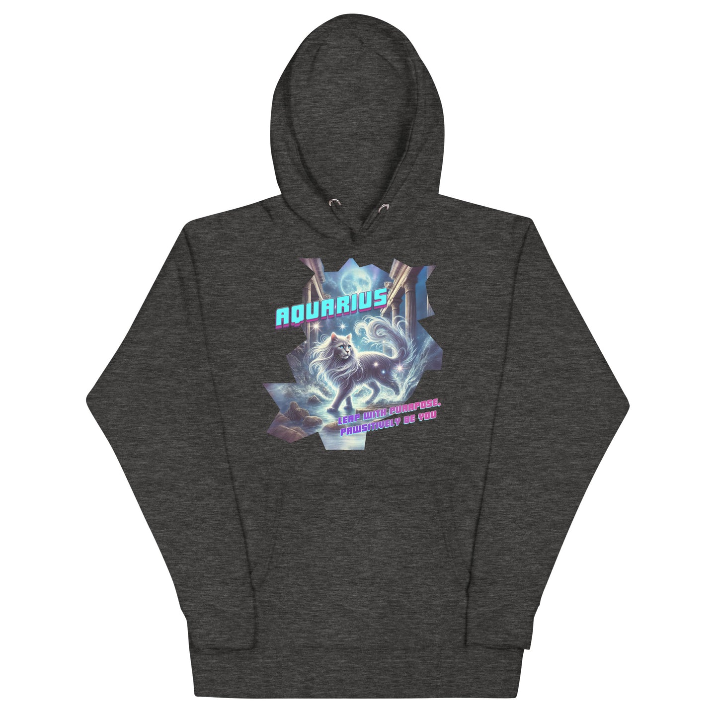 CosmiCats: ZodiCats Aquarius Unisex Hoodie