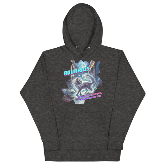 CosmiCats: ZodiCats Aquarius Unisex Hoodie