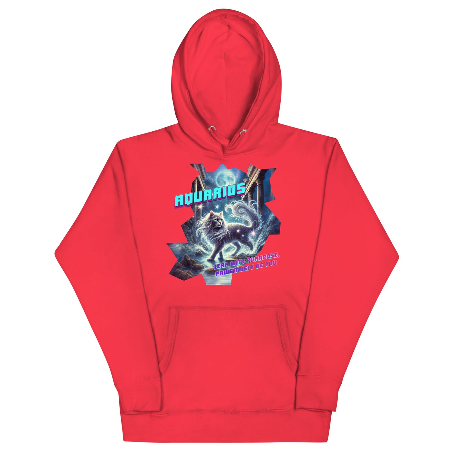 CosmiCats: ZodiCats Aquarius Unisex Hoodie