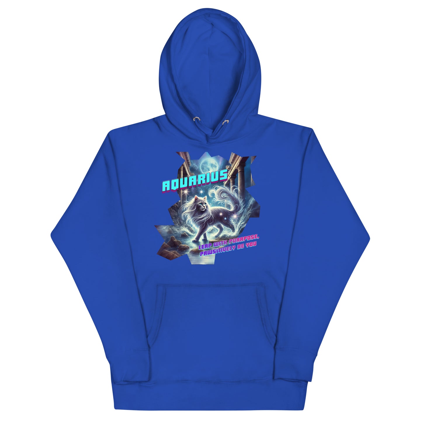 CosmiCats: ZodiCats Aquarius Unisex Hoodie